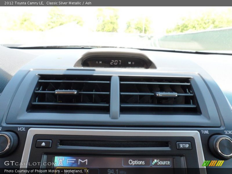 Classic Silver Metallic / Ash 2012 Toyota Camry LE