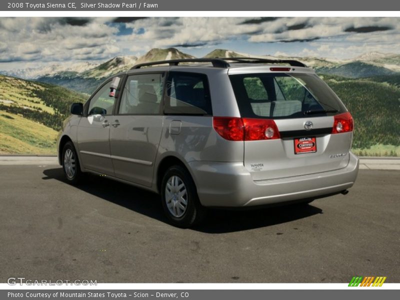 Silver Shadow Pearl / Fawn 2008 Toyota Sienna CE