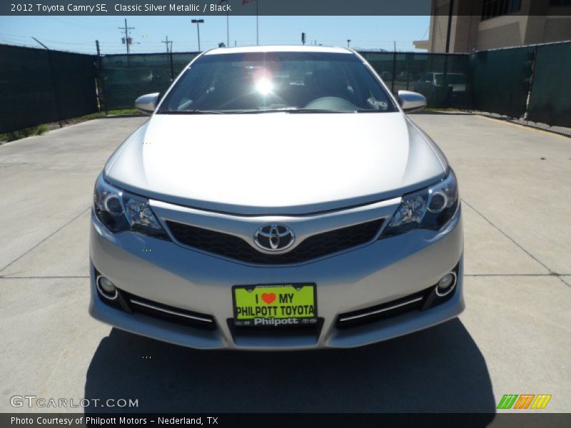 Classic Silver Metallic / Black 2012 Toyota Camry SE