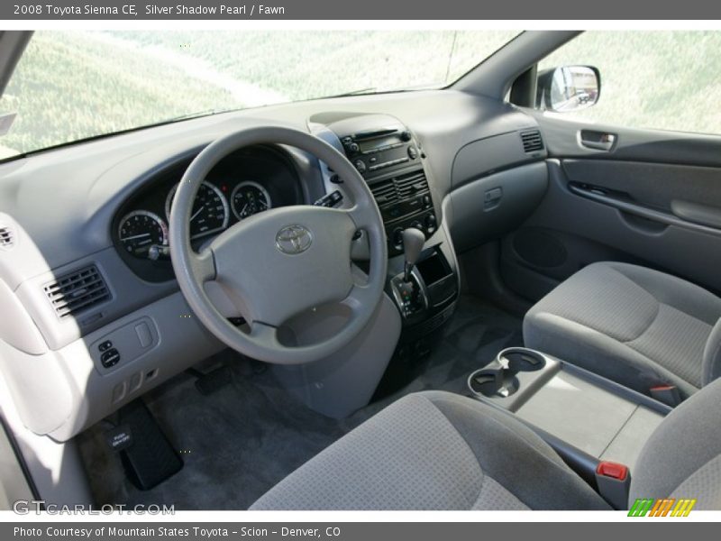 Silver Shadow Pearl / Fawn 2008 Toyota Sienna CE