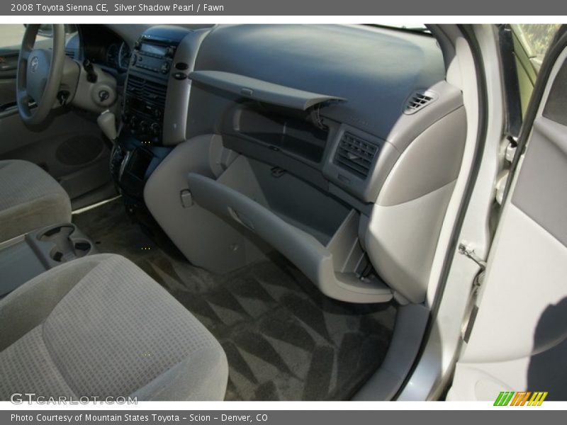 Silver Shadow Pearl / Fawn 2008 Toyota Sienna CE
