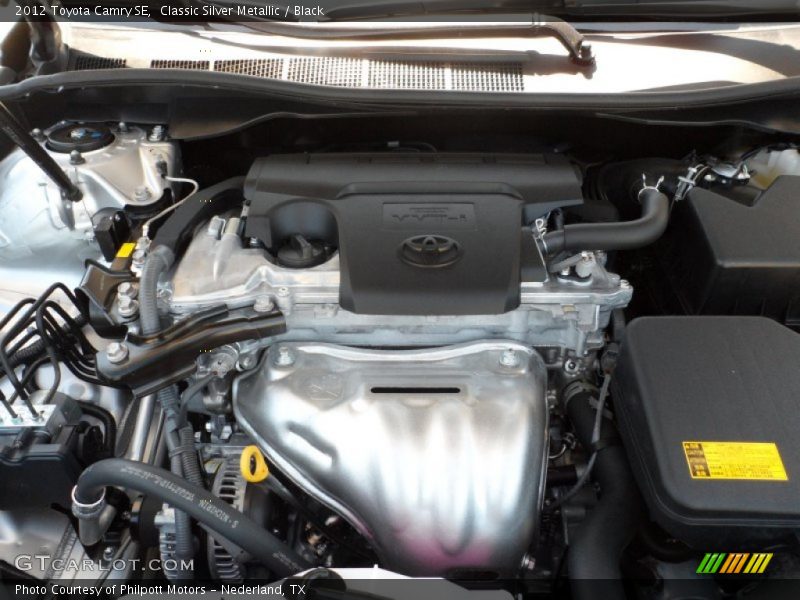 Classic Silver Metallic / Black 2012 Toyota Camry SE