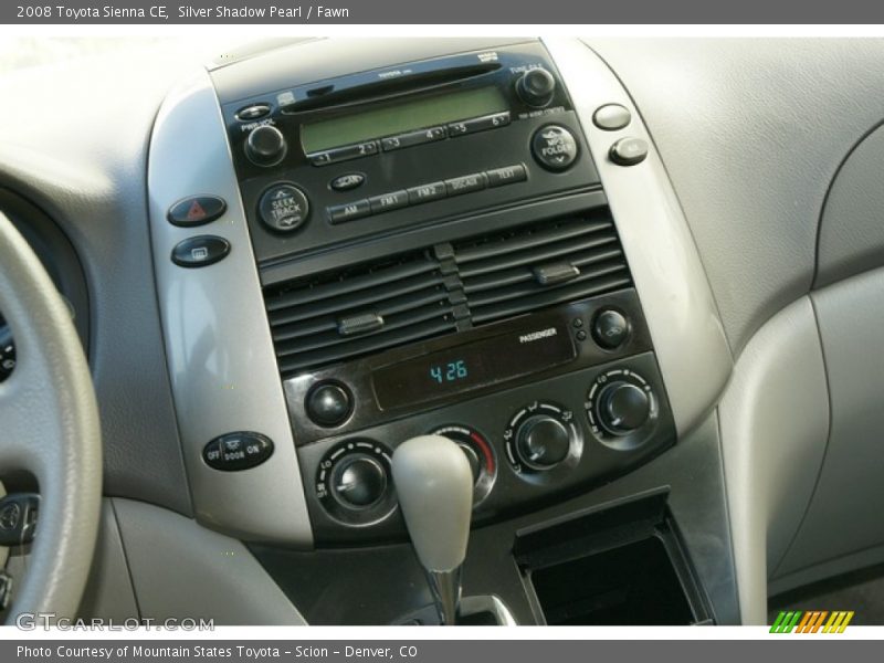 Silver Shadow Pearl / Fawn 2008 Toyota Sienna CE