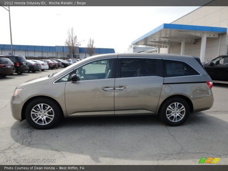 Mocha Metallic / Beige 2012 Honda Odyssey EX