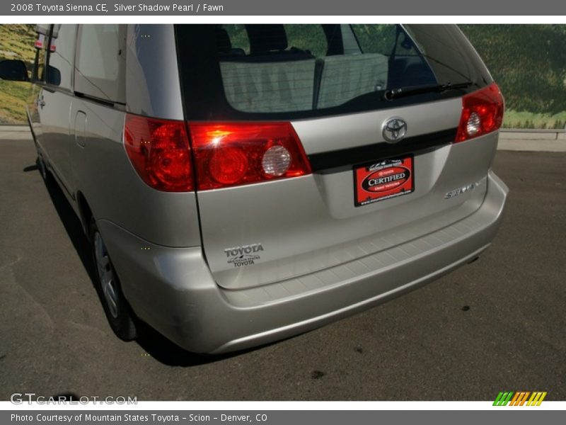 Silver Shadow Pearl / Fawn 2008 Toyota Sienna CE