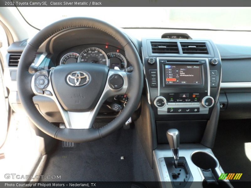 Classic Silver Metallic / Black 2012 Toyota Camry SE