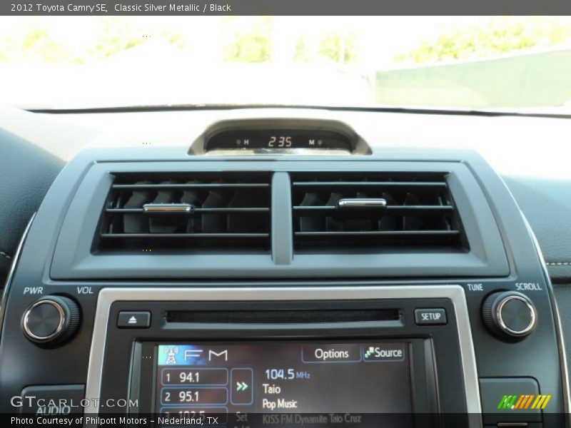 Classic Silver Metallic / Black 2012 Toyota Camry SE
