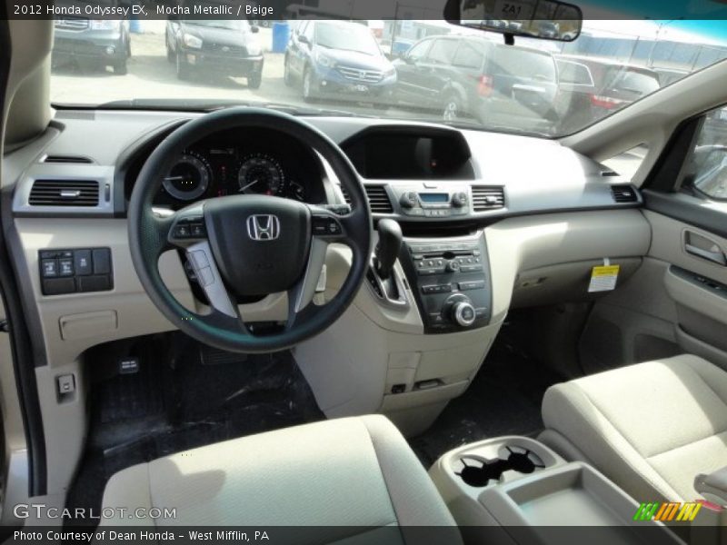 Mocha Metallic / Beige 2012 Honda Odyssey EX