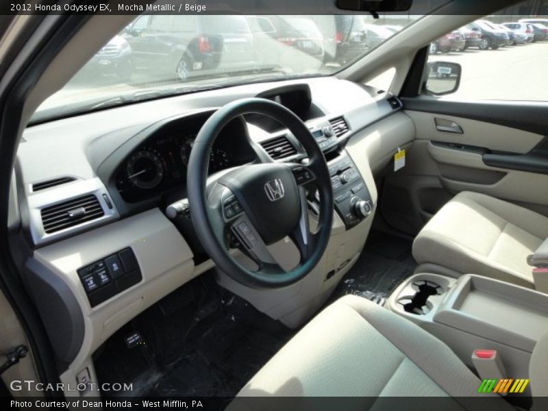 Mocha Metallic / Beige 2012 Honda Odyssey EX