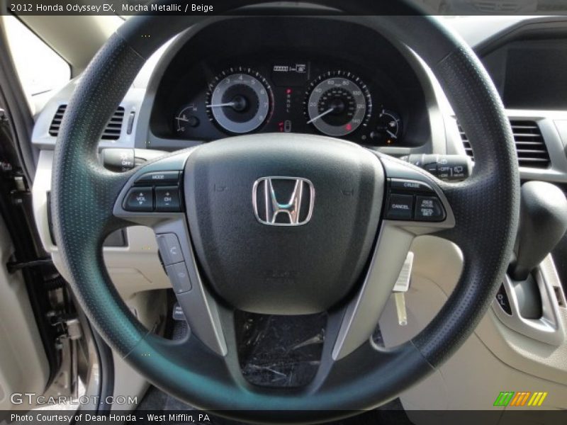 Mocha Metallic / Beige 2012 Honda Odyssey EX