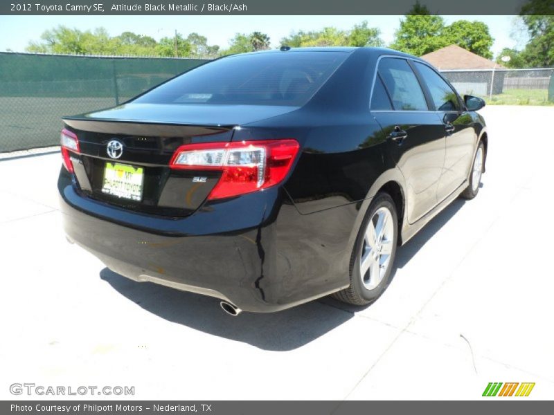 Attitude Black Metallic / Black/Ash 2012 Toyota Camry SE