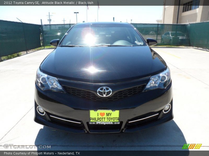 Attitude Black Metallic / Black/Ash 2012 Toyota Camry SE