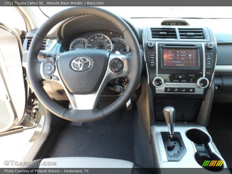 Attitude Black Metallic / Black/Ash 2012 Toyota Camry SE