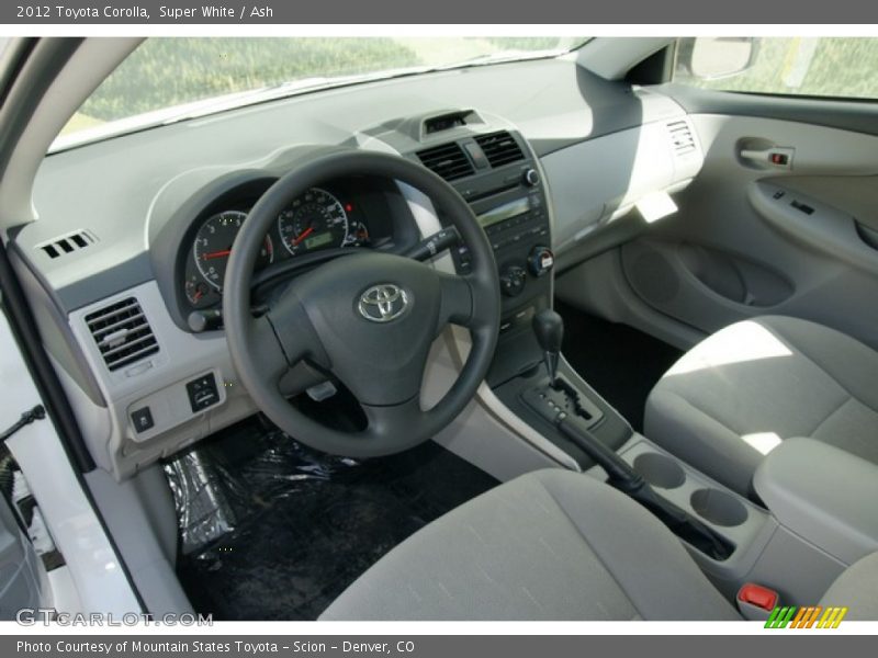 Super White / Ash 2012 Toyota Corolla