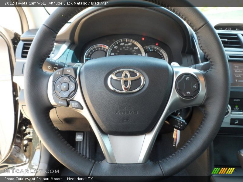 Attitude Black Metallic / Black/Ash 2012 Toyota Camry SE