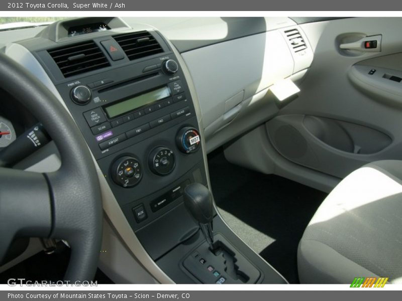 Super White / Ash 2012 Toyota Corolla