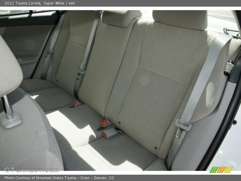 Super White / Ash 2012 Toyota Corolla