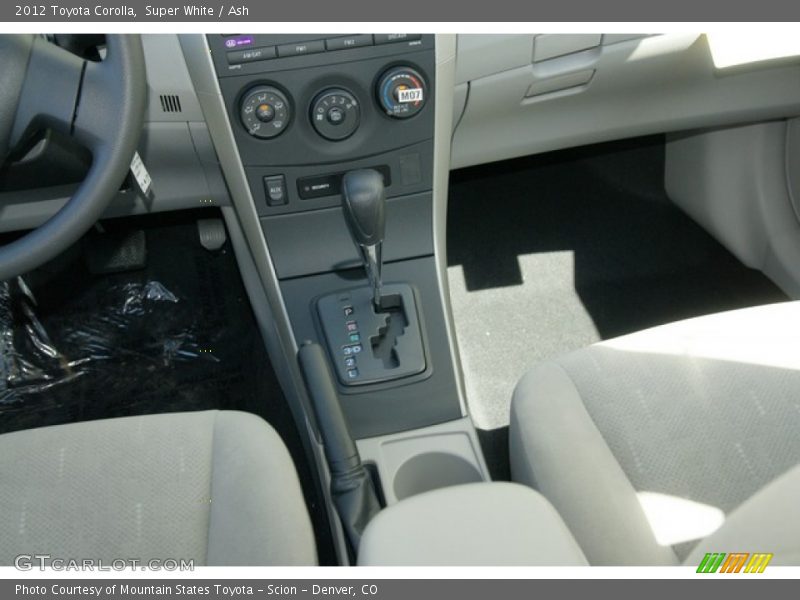 Super White / Ash 2012 Toyota Corolla