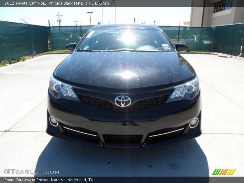 Attitude Black Metallic / Black/Ash 2012 Toyota Camry SE