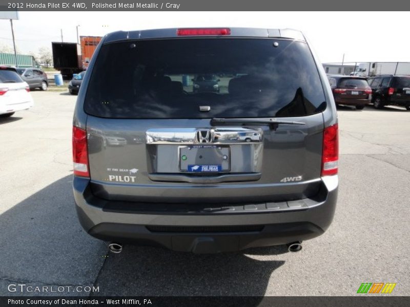 Polished Metal Metallic / Gray 2012 Honda Pilot EX 4WD