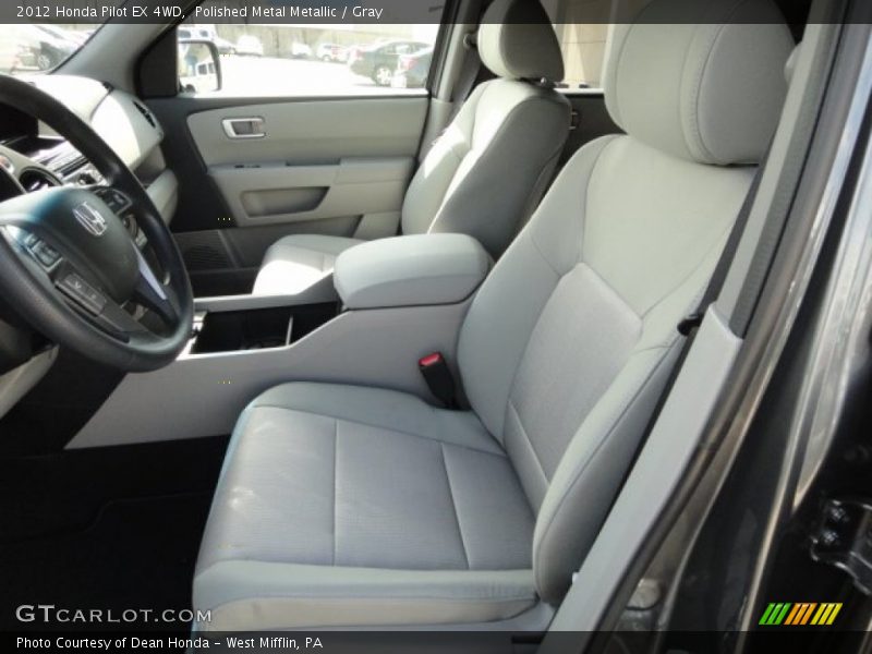 Front Seat of 2012 Pilot EX 4WD