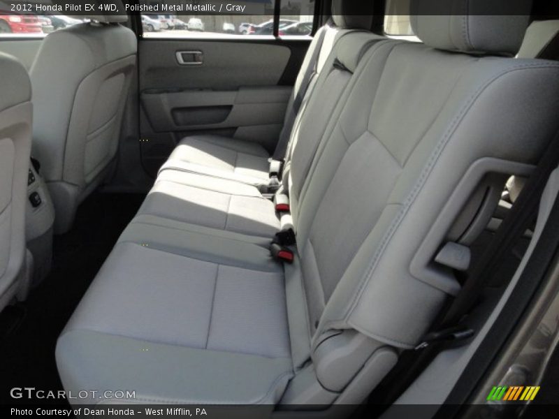 Rear Seat of 2012 Pilot EX 4WD