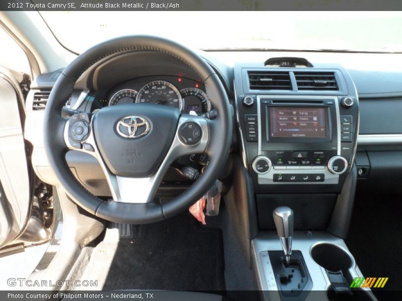 Attitude Black Metallic / Black/Ash 2012 Toyota Camry SE