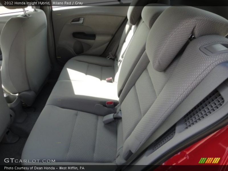 Milano Red / Gray 2012 Honda Insight Hybrid