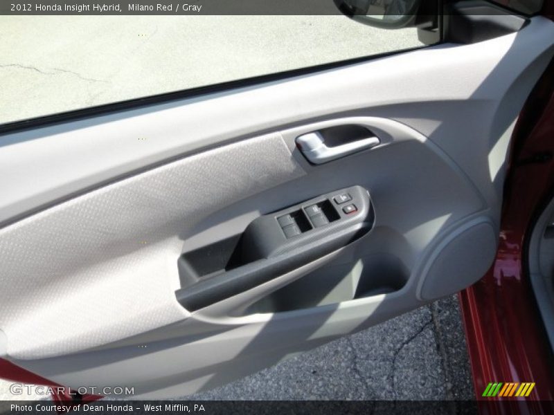 Milano Red / Gray 2012 Honda Insight Hybrid