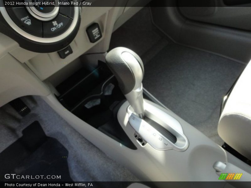 Milano Red / Gray 2012 Honda Insight Hybrid