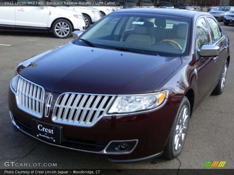 Bordeaux Reserve Metallic / Light Camel 2012 Lincoln MKZ FWD