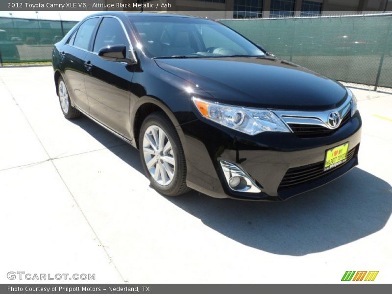 Attitude Black Metallic / Ash 2012 Toyota Camry XLE V6