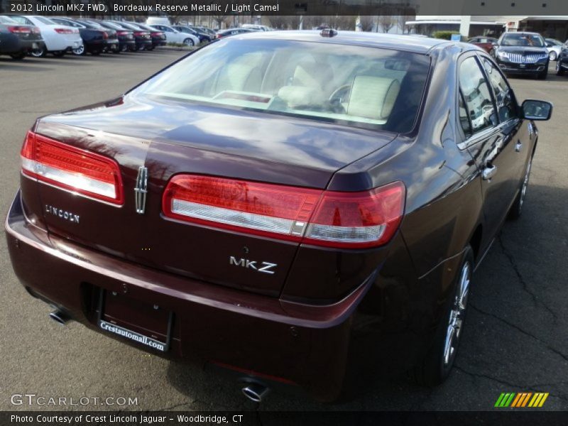 Bordeaux Reserve Metallic / Light Camel 2012 Lincoln MKZ FWD