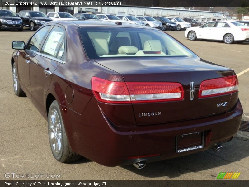 Bordeaux Reserve Metallic / Light Camel 2012 Lincoln MKZ FWD