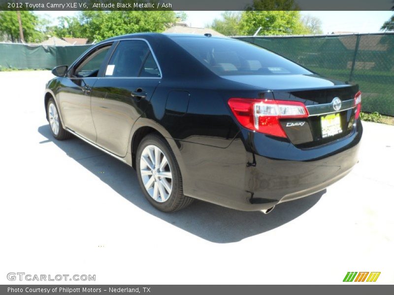 Attitude Black Metallic / Ash 2012 Toyota Camry XLE V6