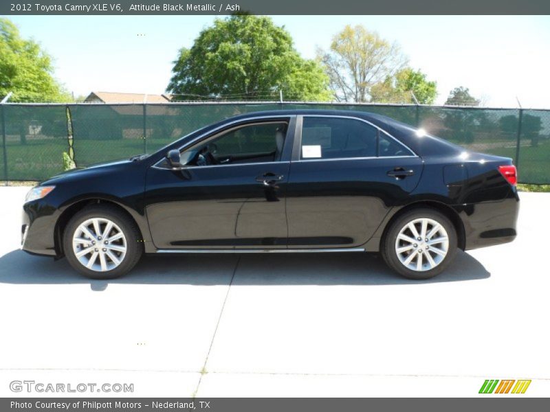 Attitude Black Metallic / Ash 2012 Toyota Camry XLE V6