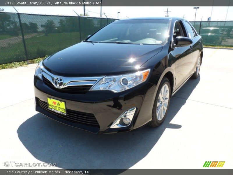 Attitude Black Metallic / Ash 2012 Toyota Camry XLE V6