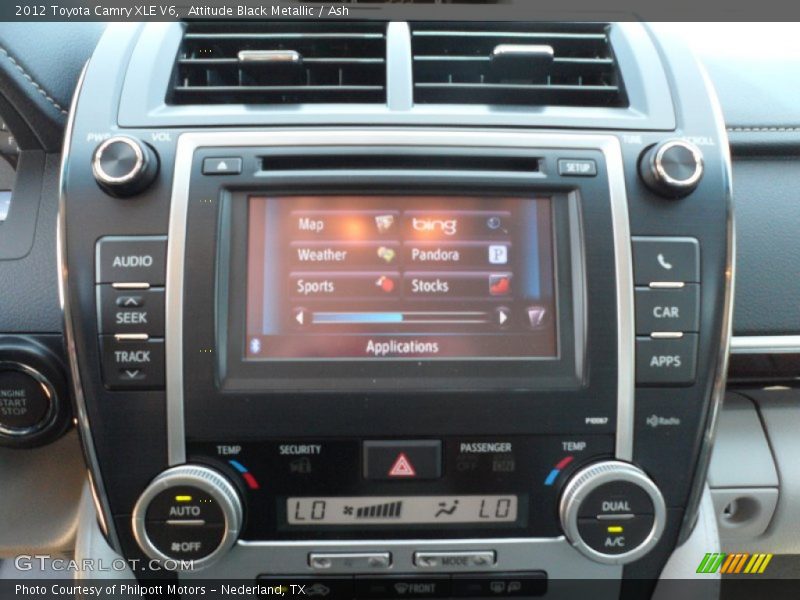 Attitude Black Metallic / Ash 2012 Toyota Camry XLE V6
