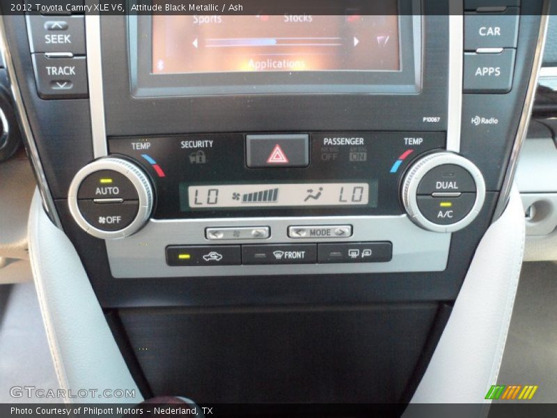 Attitude Black Metallic / Ash 2012 Toyota Camry XLE V6