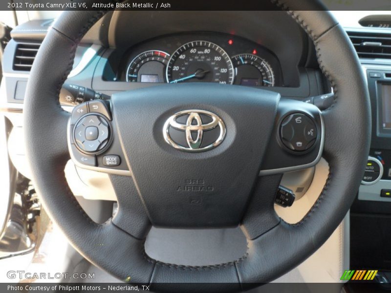 Attitude Black Metallic / Ash 2012 Toyota Camry XLE V6