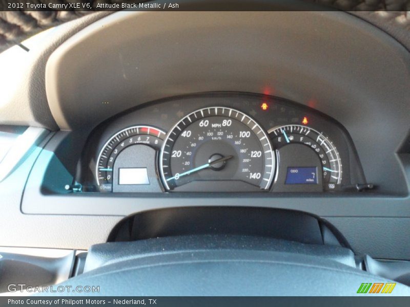 Attitude Black Metallic / Ash 2012 Toyota Camry XLE V6