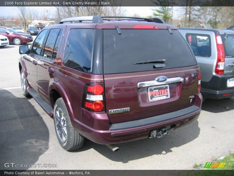 Dark Cherry Metallic / Black 2006 Ford Explorer Limited 4x4