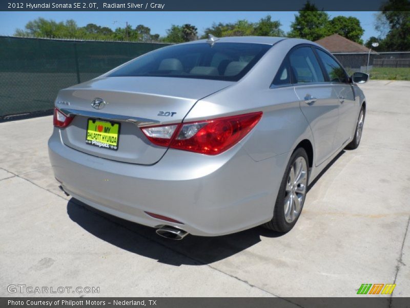 Radiant Silver / Gray 2012 Hyundai Sonata SE 2.0T