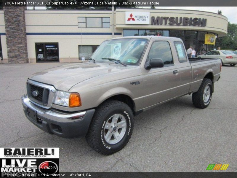Arizona Beige Metallic / Black/Medium Pebble 2004 Ford Ranger XLT SST SuperCab 4x4