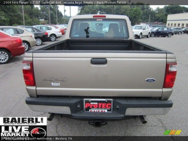 Arizona Beige Metallic / Black/Medium Pebble 2004 Ford Ranger XLT SST SuperCab 4x4