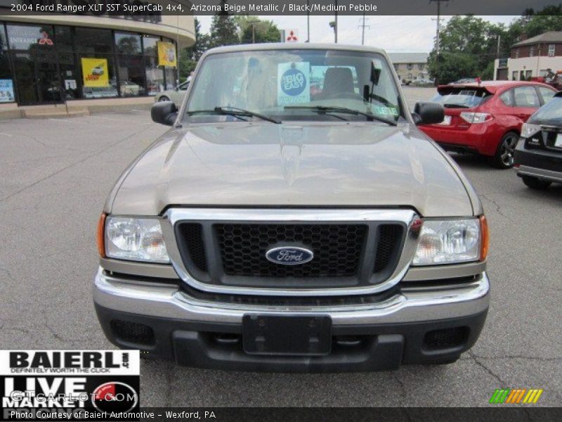 Arizona Beige Metallic / Black/Medium Pebble 2004 Ford Ranger XLT SST SuperCab 4x4