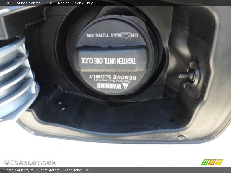 Radiant Silver / Gray 2012 Hyundai Sonata SE 2.0T