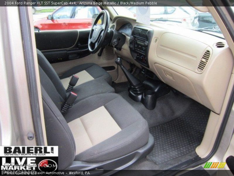 Arizona Beige Metallic / Black/Medium Pebble 2004 Ford Ranger XLT SST SuperCab 4x4