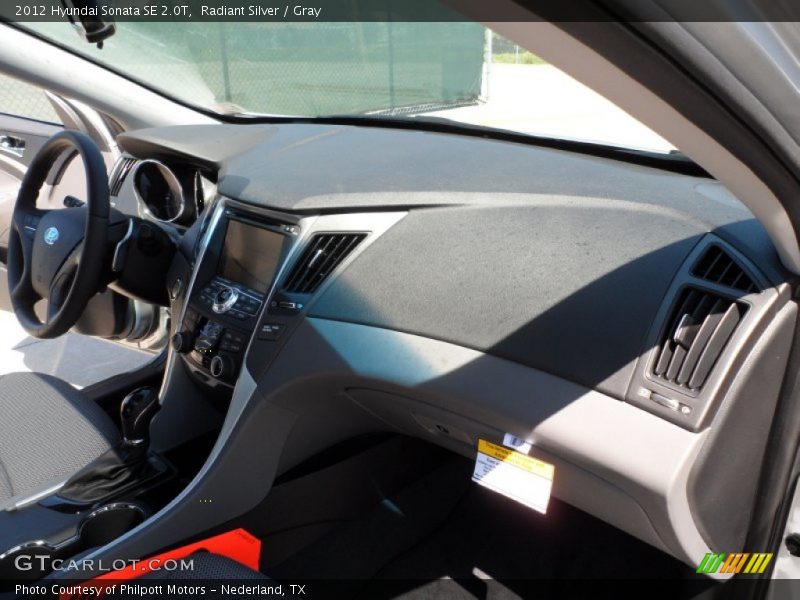 Radiant Silver / Gray 2012 Hyundai Sonata SE 2.0T