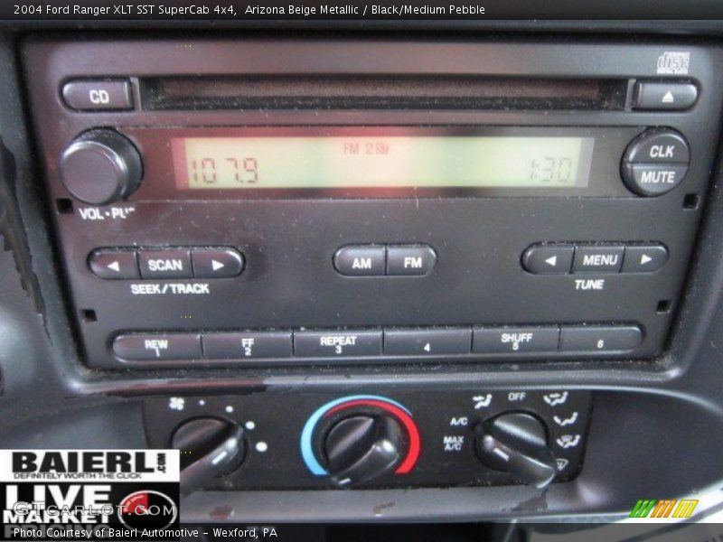 Arizona Beige Metallic / Black/Medium Pebble 2004 Ford Ranger XLT SST SuperCab 4x4